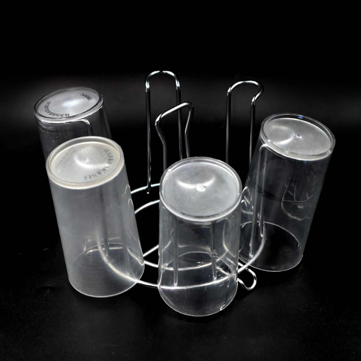 2741 SS Round Glass Stand used for holding sensitive glasses and all present in all kinds of kitchens of official and household places etc. (Moq :-2) DeoDap 2741 SS Round Glass Stand used for holding sensitive glasses and all present in all kinds of kitchens of official and household places etc. (Moq :-2) DeoDap